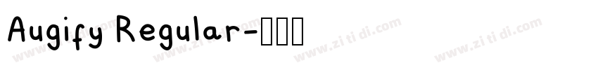 Augify Regular字体转换